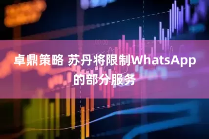 卓鼎策略 苏丹将限制WhatsApp的部分服务